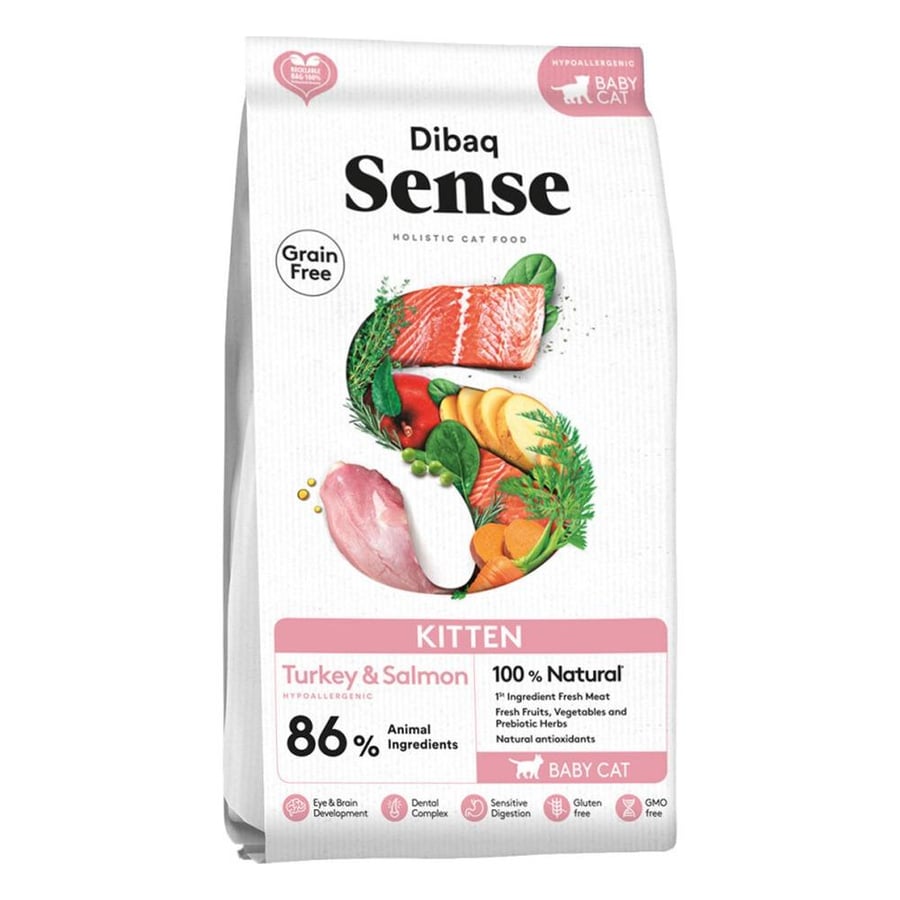 DIBAQ SENSE - KITTEN TURKEY & SALMON (1.5KG)