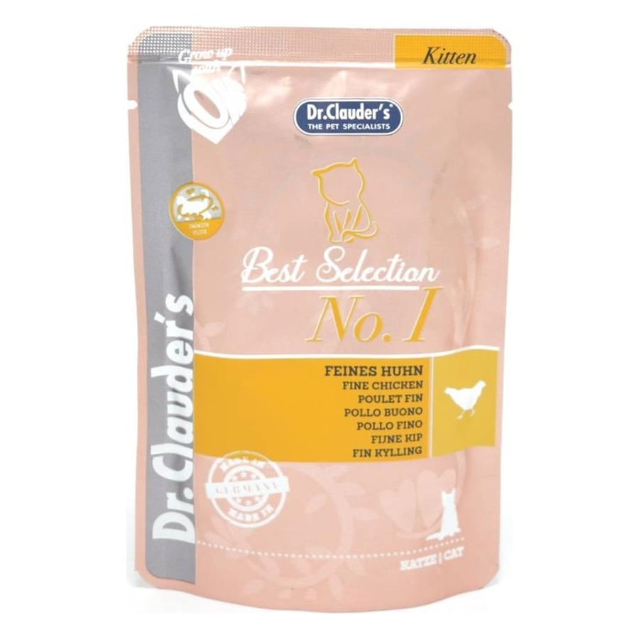 Dr.Clauders Best Selection No 1 Pouch Chicken for Kittens 85g