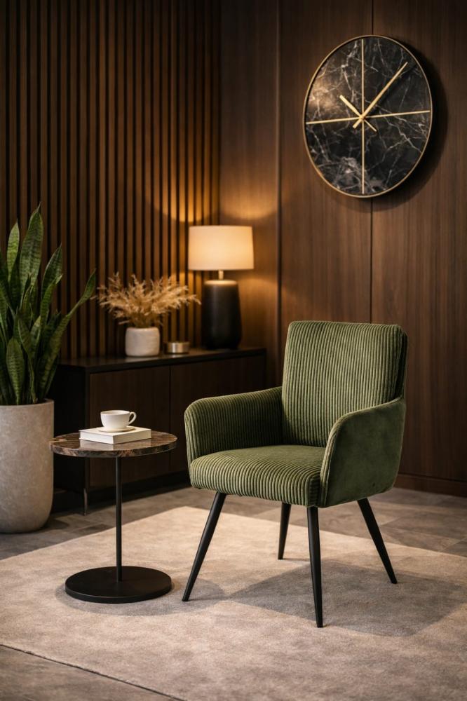 Single velvet chair with comfortable design, various colors