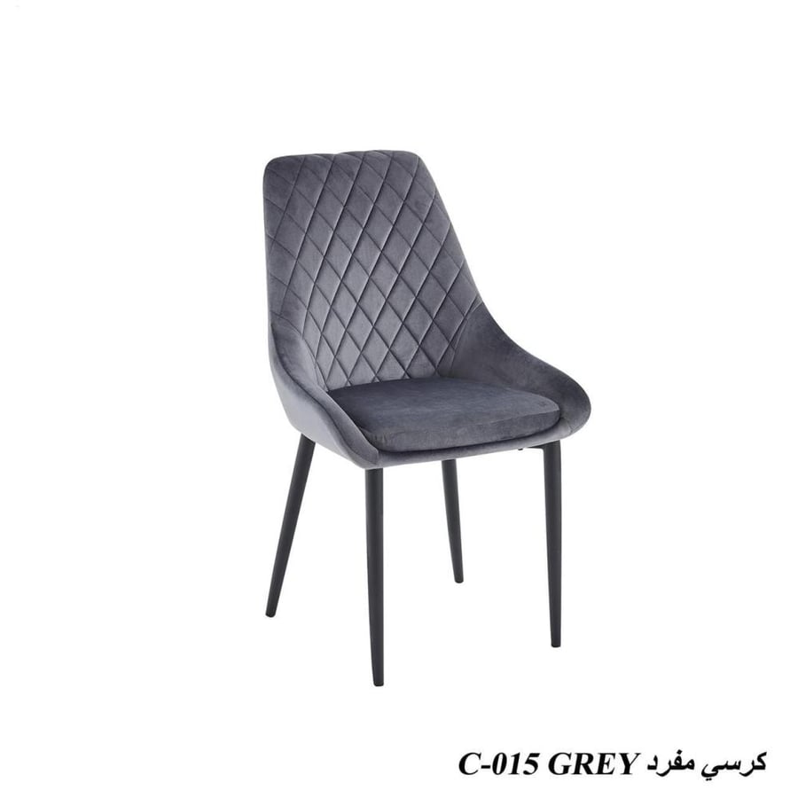 كرسي سفرة مبطن بتصميم فاخر ونقشة هندسية أنيقةوألوان متعددة
