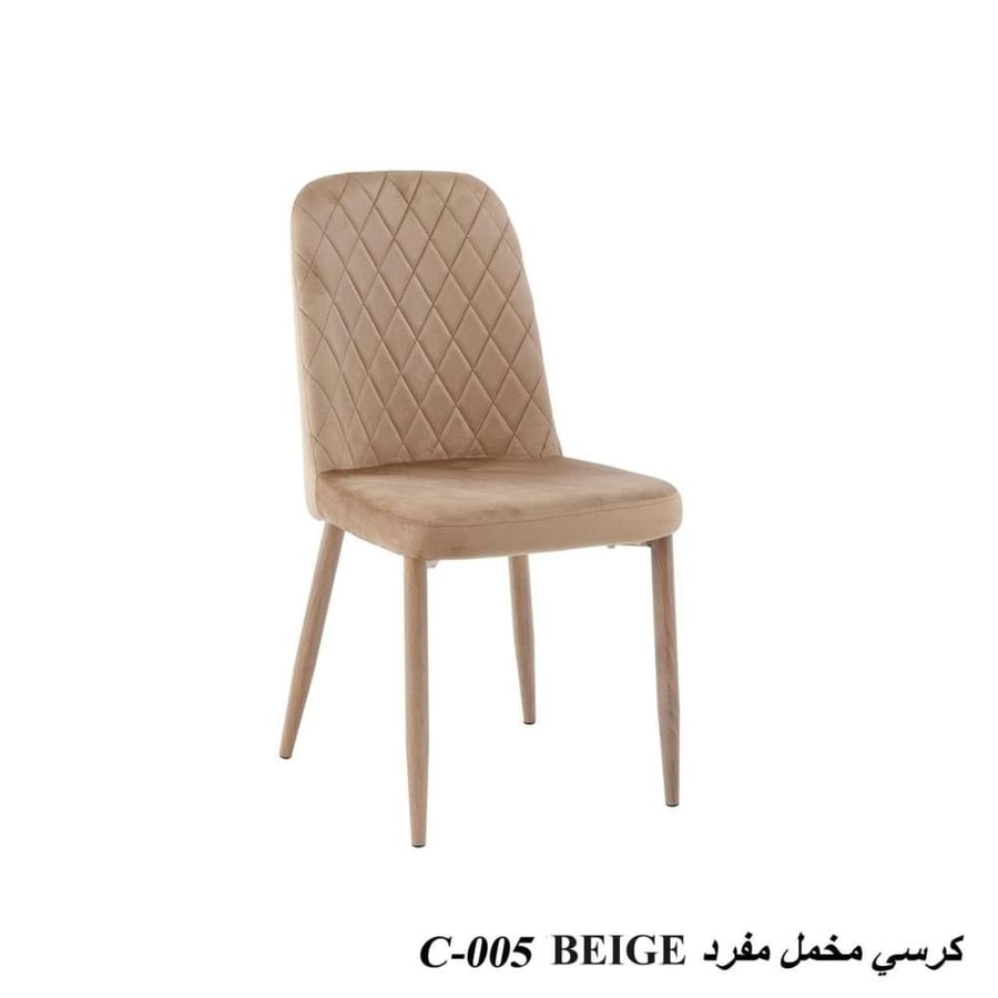 كرسي سفرة مخمل بتصميم بسيط أنيق يناسب جميع المساحات  وألوان متعددة