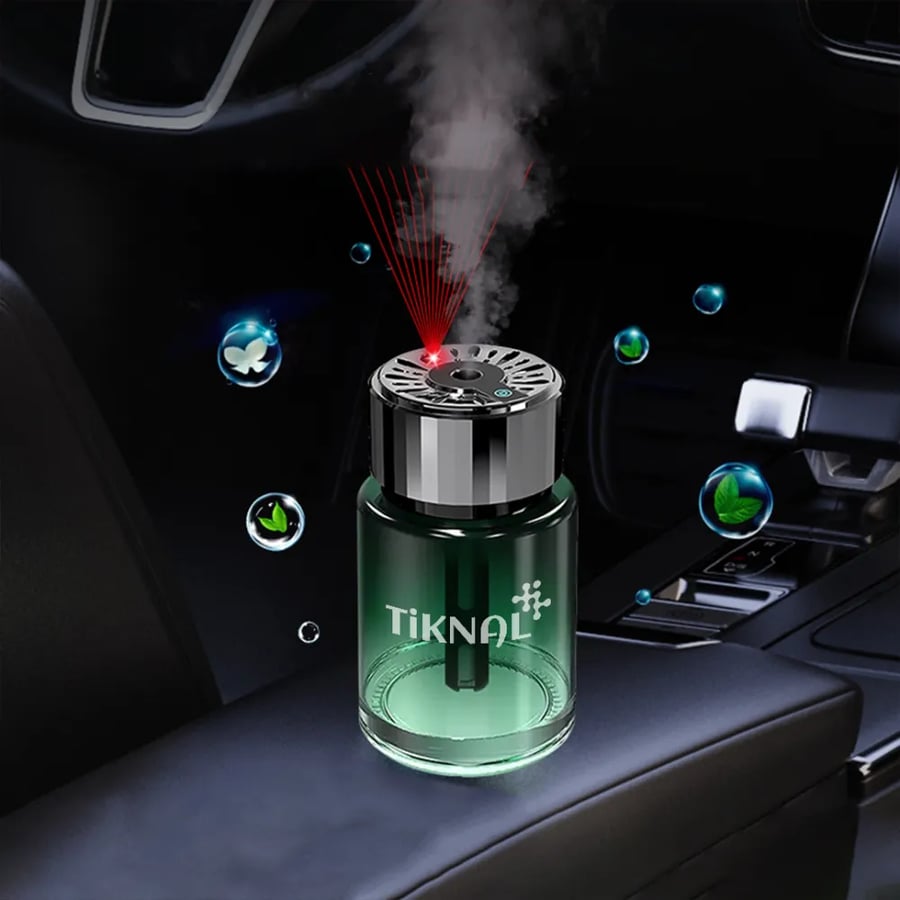 موزع عطر ذكي جلاكسي ستار – سعة 150 مل مع زيت عطري – تقنية استشعار الاهتزاز – إضاءة نجوم ساحرة – بطارية قابلة للشحن بسعة 300 مللي أمبير - شحن USB-C