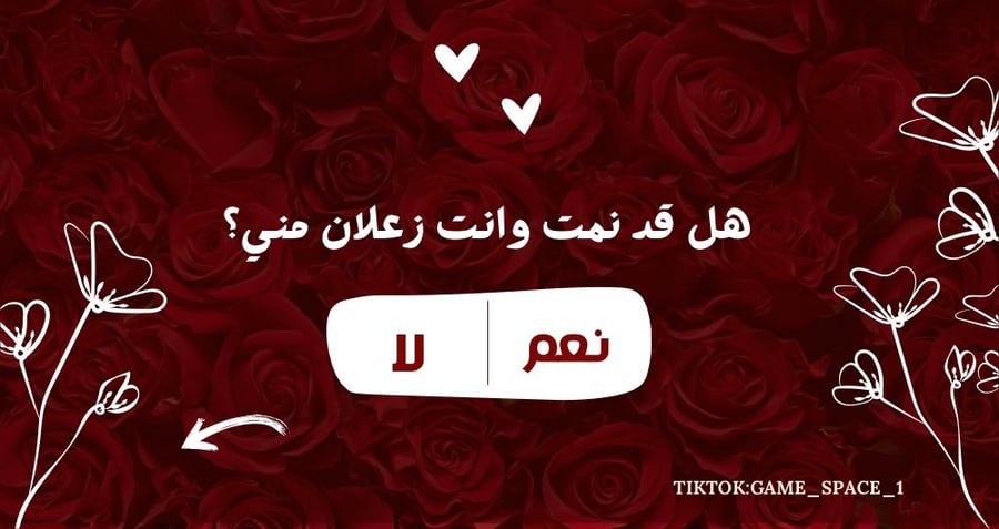 لعبـة نعــم او لا