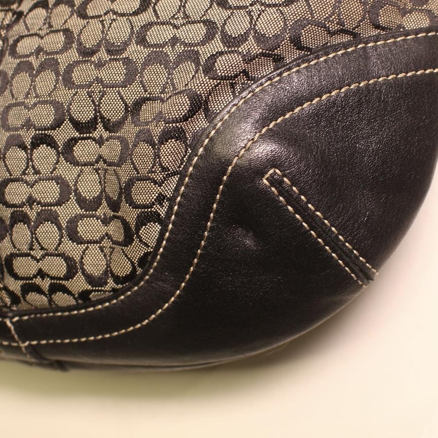 Coach Soho hobo bag in black canvas