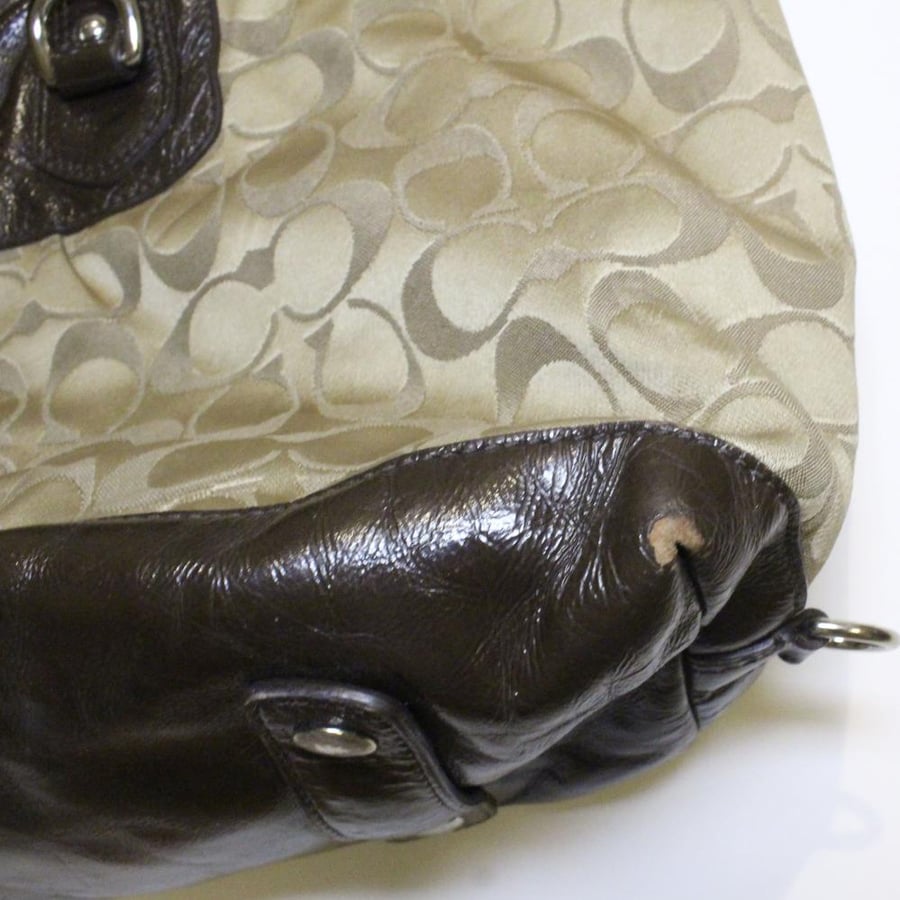Coach Ashley Signature Sateen Satchel