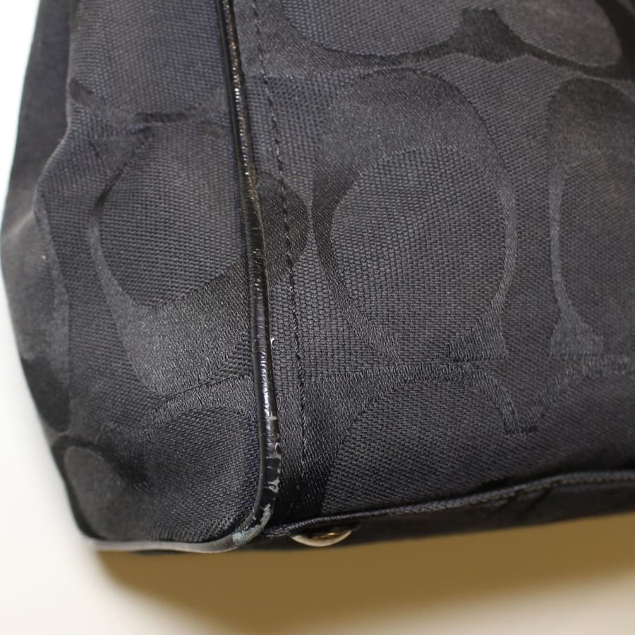 Coach Hamptons Signature large carryall in black
