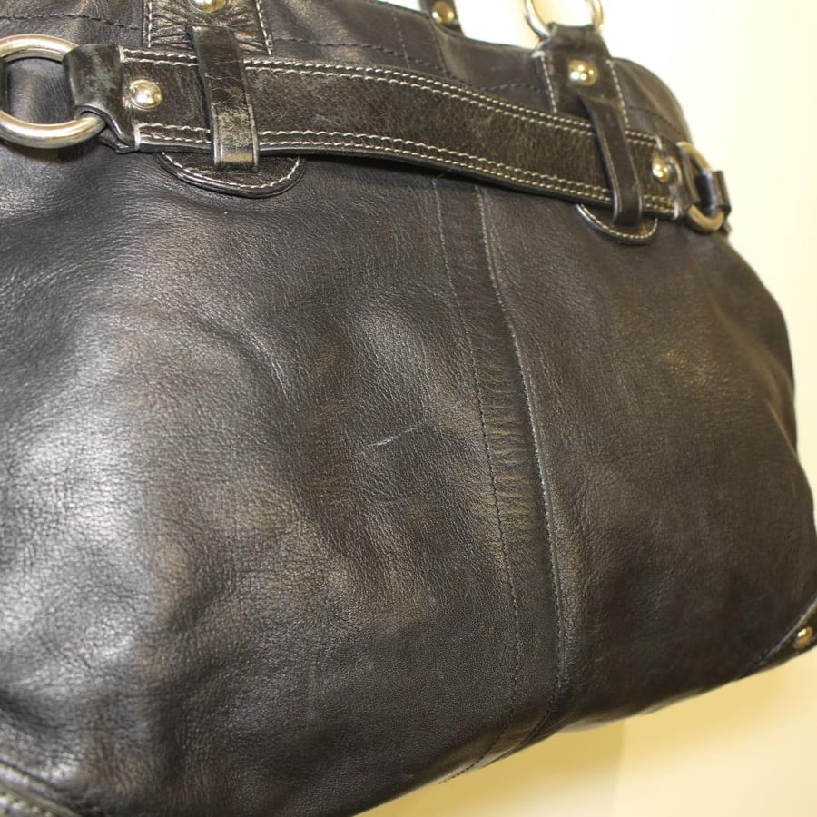Coach Carly carryall satchel in black