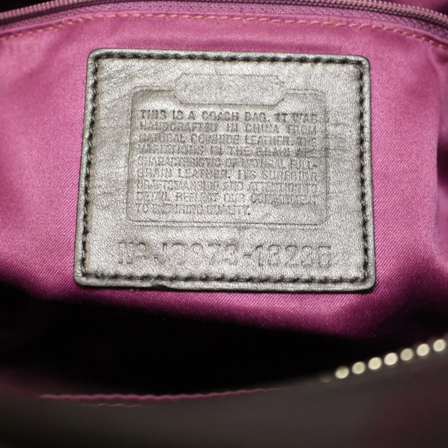 Vintage coach 2004–2006 large black leather tote