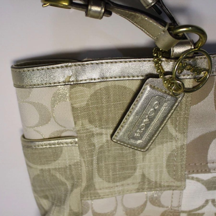 2012 coach patchwork gallery tote