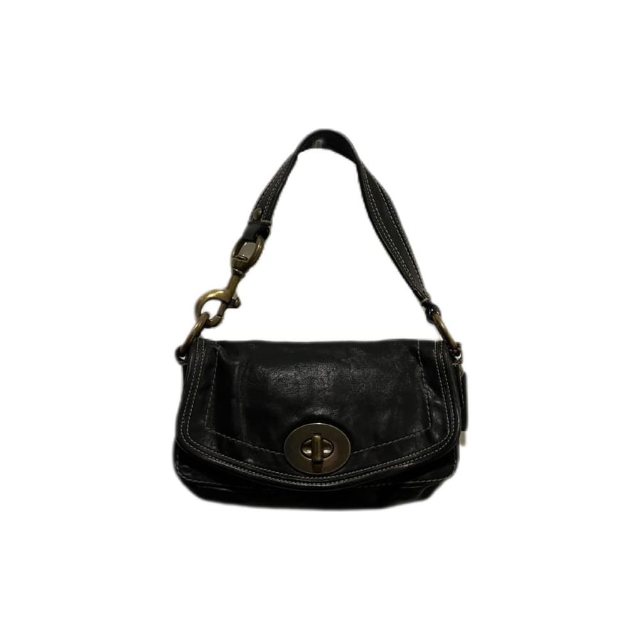 2005 coach black Legacy Flap Bag