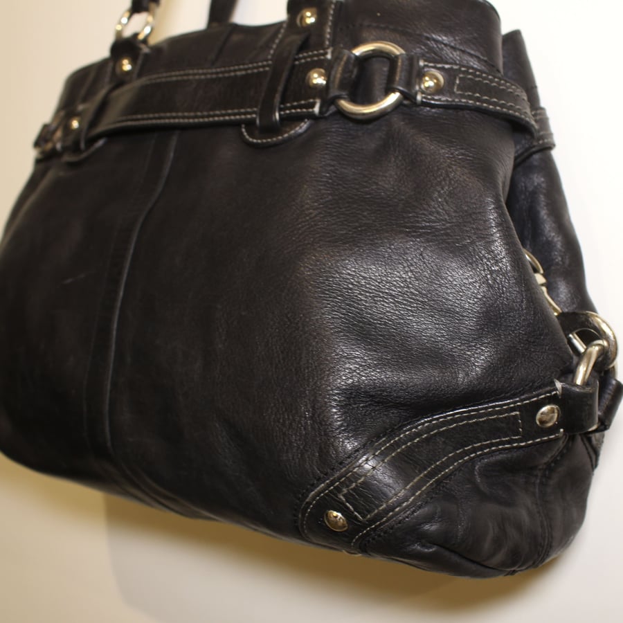 Coach Carly carryall satchel in black