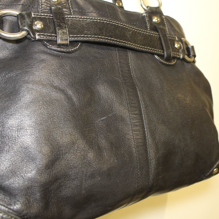 Coach Carly carryall satchel in black