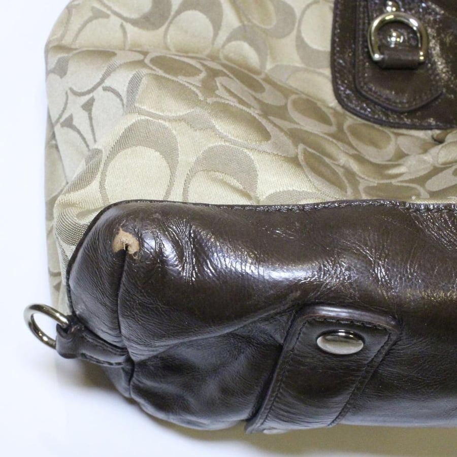 Coach Ashley Signature Sateen Satchel