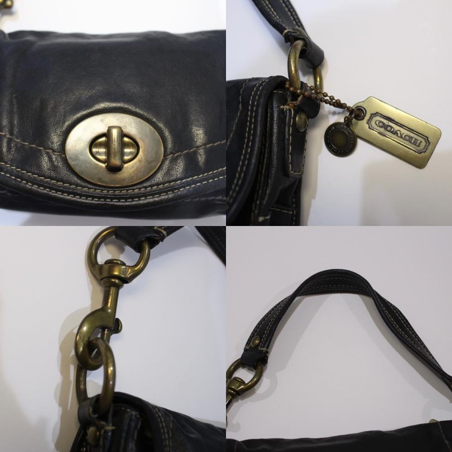 2005 coach black Legacy Flap Bag