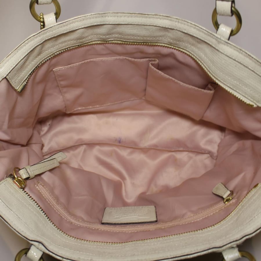 Coach Alexandra Python tote
