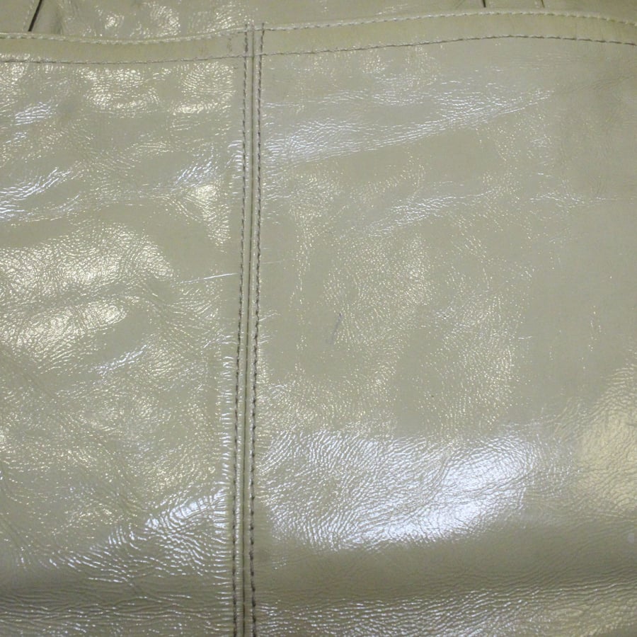 Coach Chelsea Taupe Patent Leather Tote