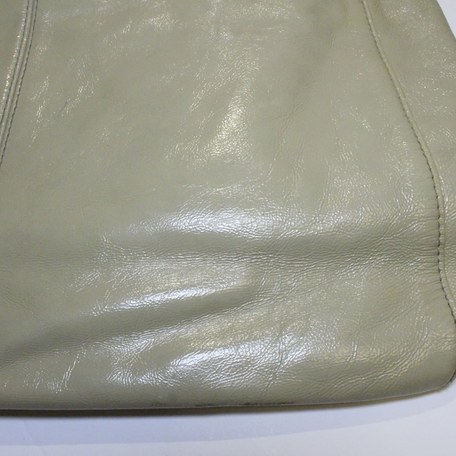 Coach Chelsea Taupe Patent Leather Tote