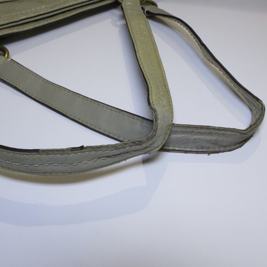 Coach Chelsea Taupe Patent Leather Tote