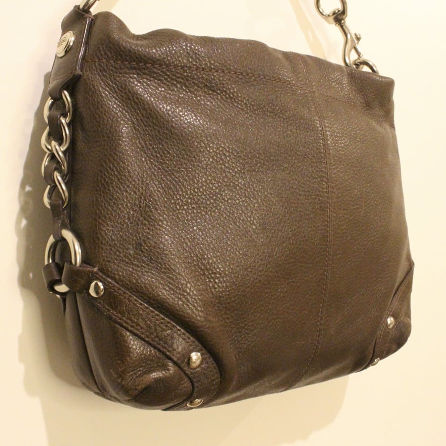 Coach Carly hobo bag in brown