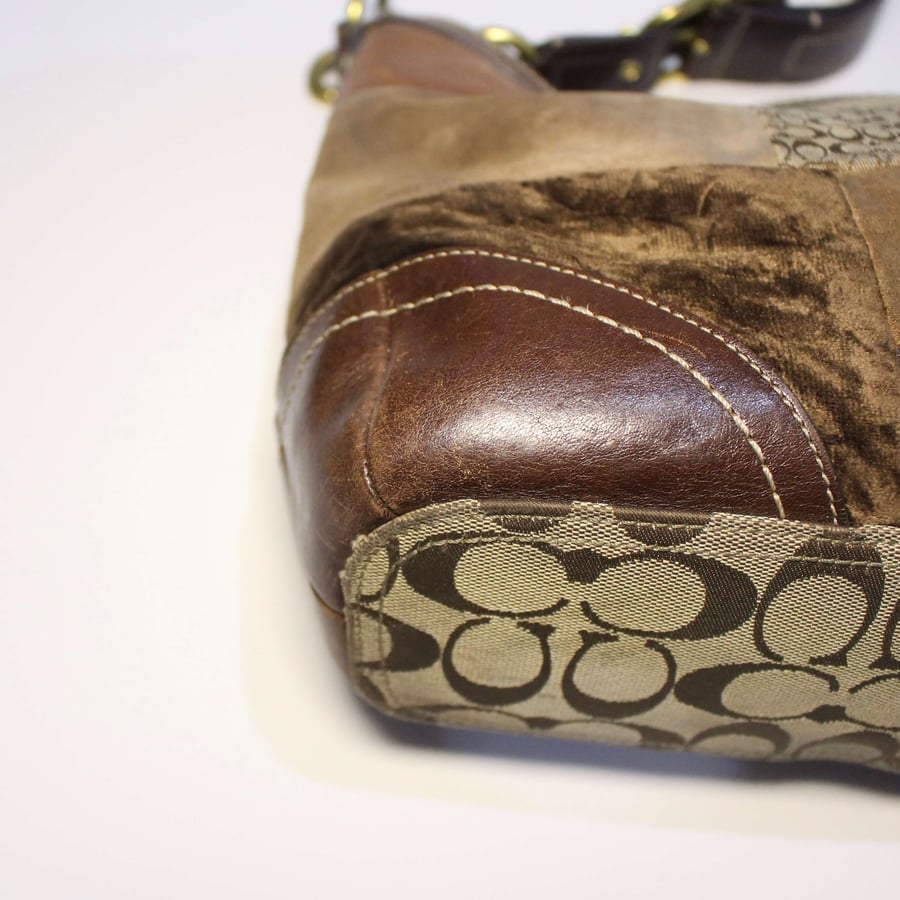 2010 Coach patchwork tote