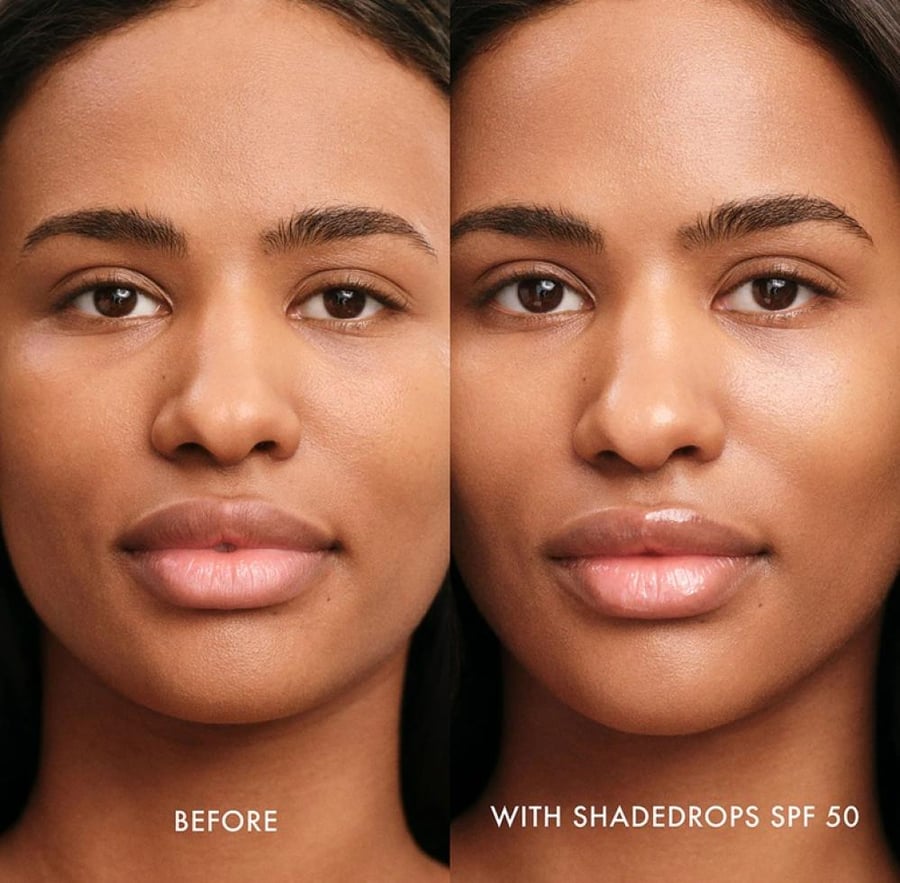 طريقة استخدام ShadeDrops كآخر خطوة في الروتين