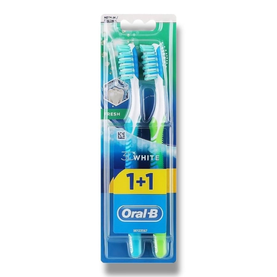 فرشاة أسنان Oral-B 3D White – ابتسامة أكثر إشراقًا كل يوم