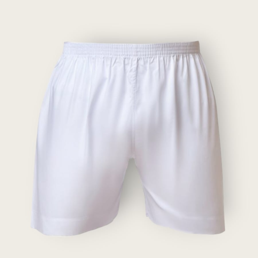 Men's fabric trousers without the original seat