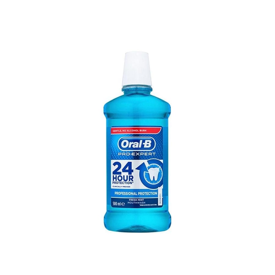 غسول الفم Oral-B Pro-Expert – حماية احترافية تدوم 24 ساعة