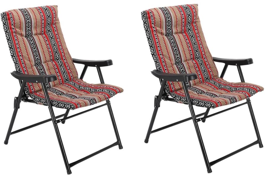 كرسي رحلات قابل للطي تراث سعودي (2 حبات) Heavy Duty Folding Camping Chair SKT3