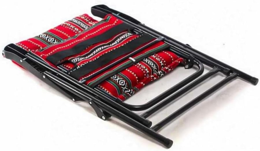 كرسي رحلات قابل للطي تراث سعودي (4 حبات) Heavy Duty Folding Camping Chair SKT1