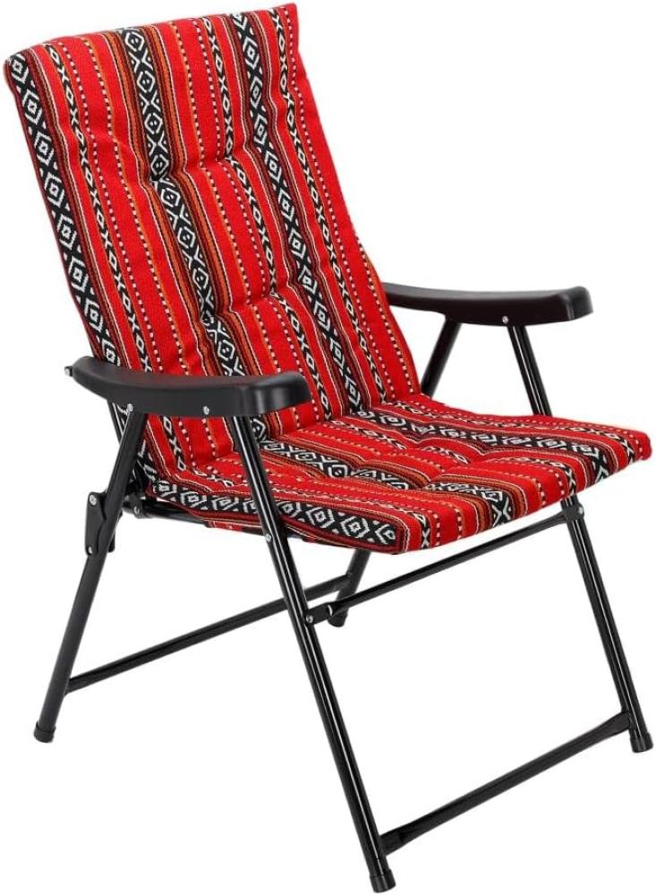 كرسي رحلات قابل للطي تراث سعودي (4 حبات) Heavy Duty Folding Camping Chair SKT1