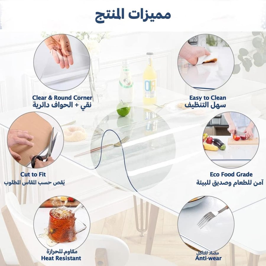 الواح بلاستيك شفاف بديل الزجاج