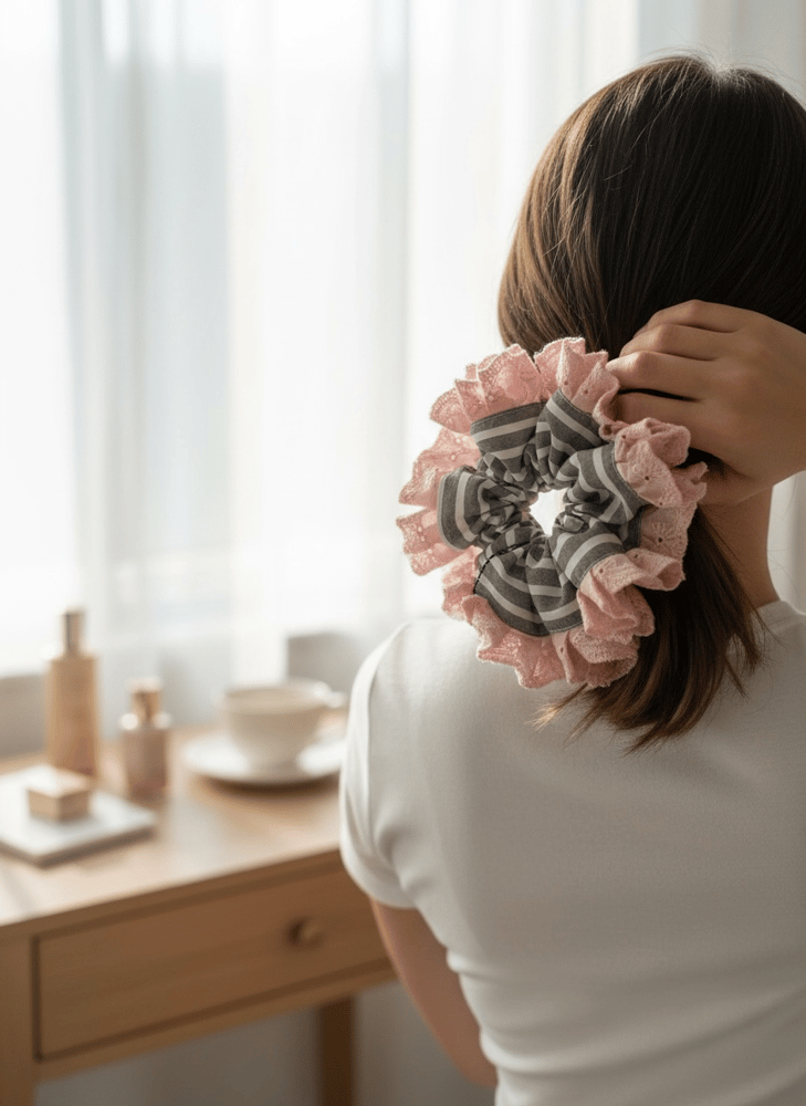 Unique hair ties, one piece