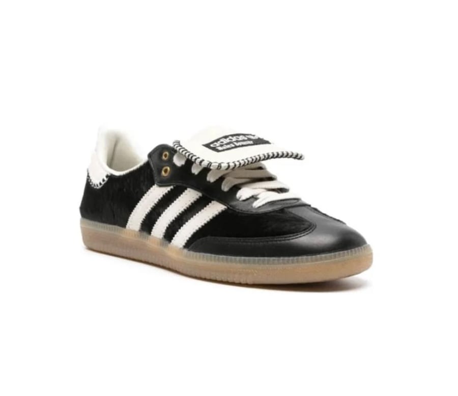 ADIDAS SAMBA , Wales Bonner - Black Pony Hair