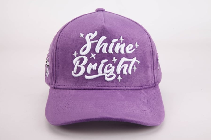 قبعة Shine Bright البنفسجية - المستلزمات الرياضية - مختص بالقبعات والب
