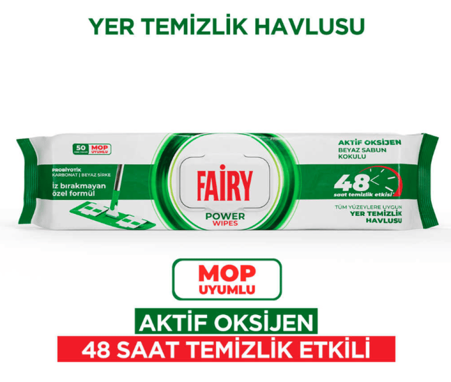 Verry wet wipes for cleaning floors and surfaces 50 wipes - options of deep cleaning and freshness