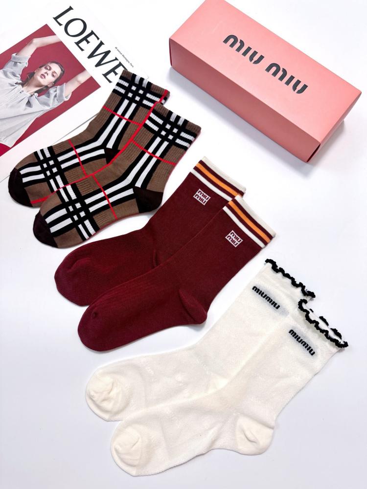 Miu Miu 5 pair of socks set