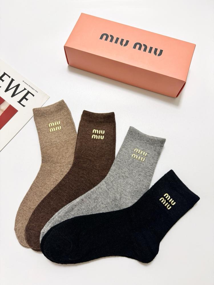 Miu Miu 4 pair of socks set