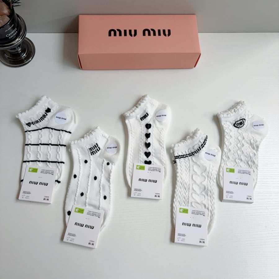 Miu Miu 5 pair of socks set