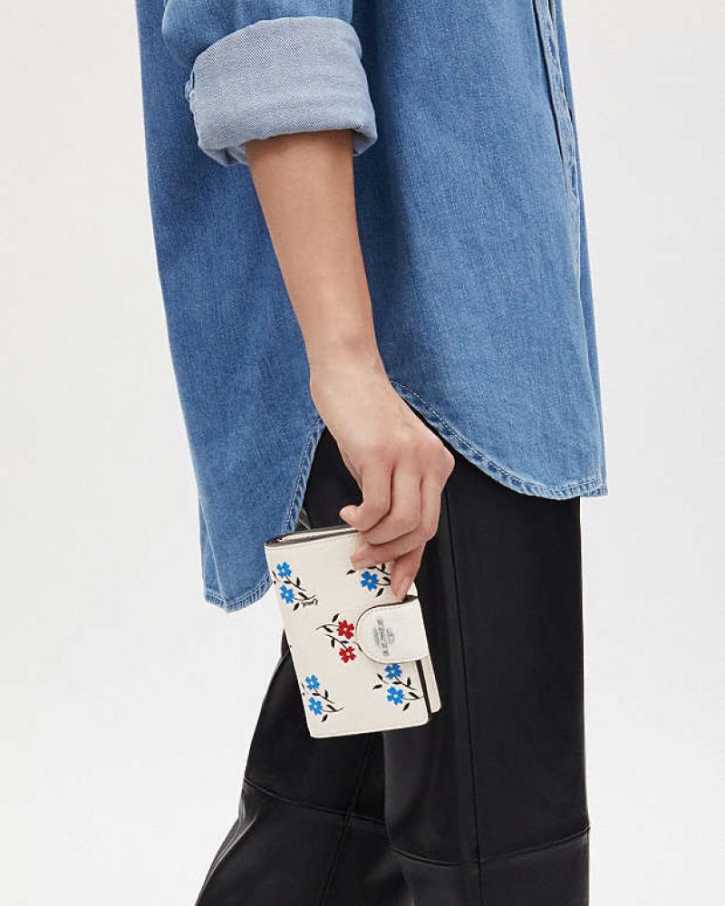 Coach floral wallet