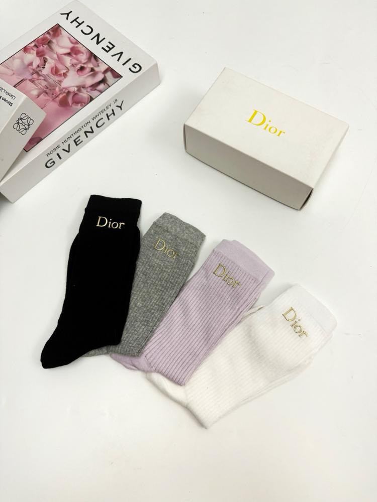 Dior 4 pair of socks set