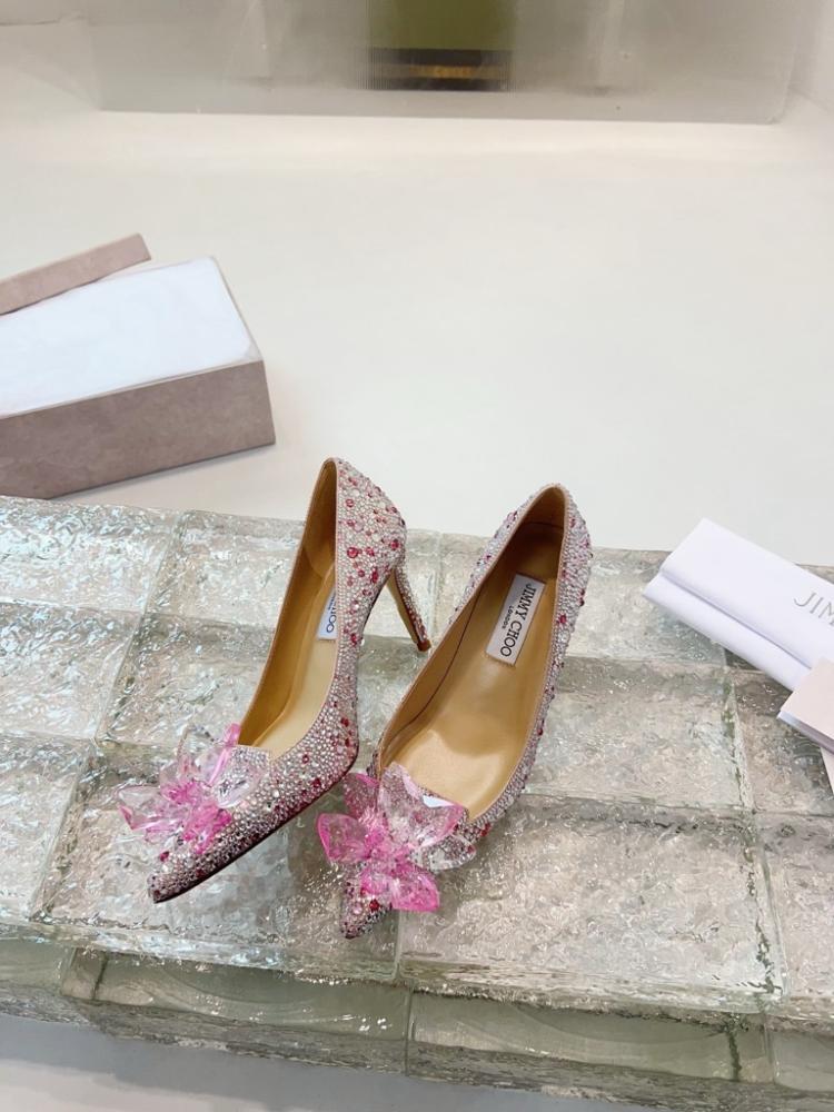 Jimmy choo crystal heels