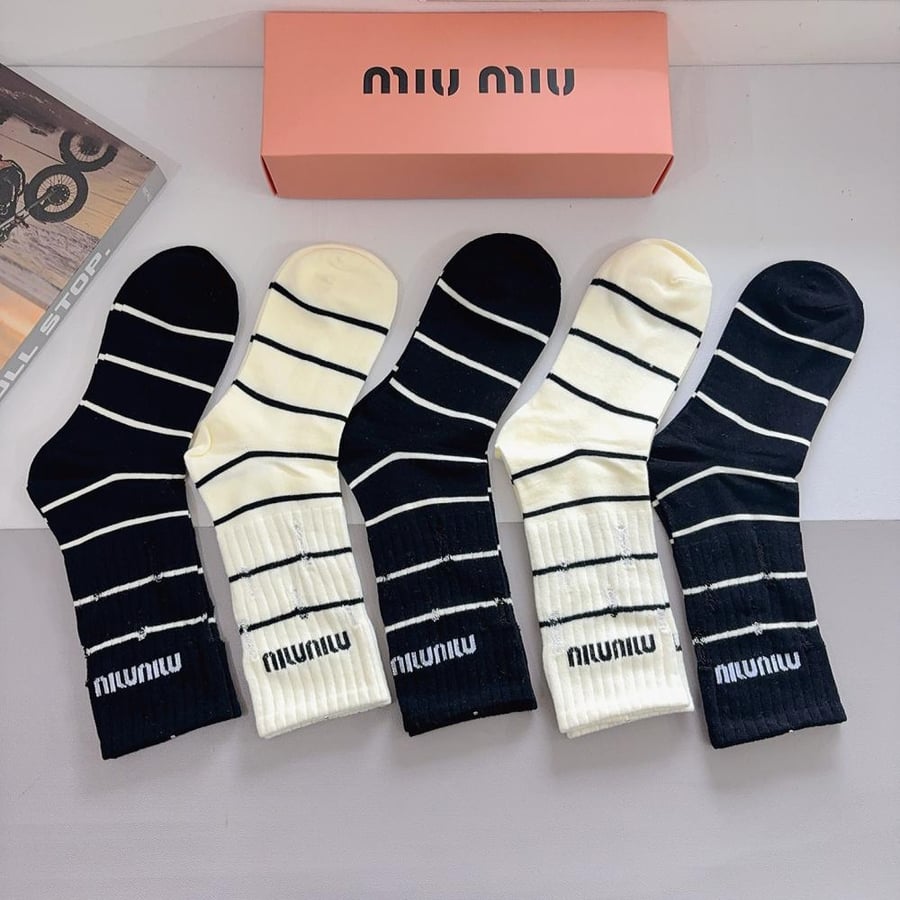 Miu Miu 5 pair of socks set