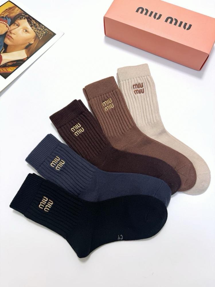 Miu Miu 5 pair of socks set
