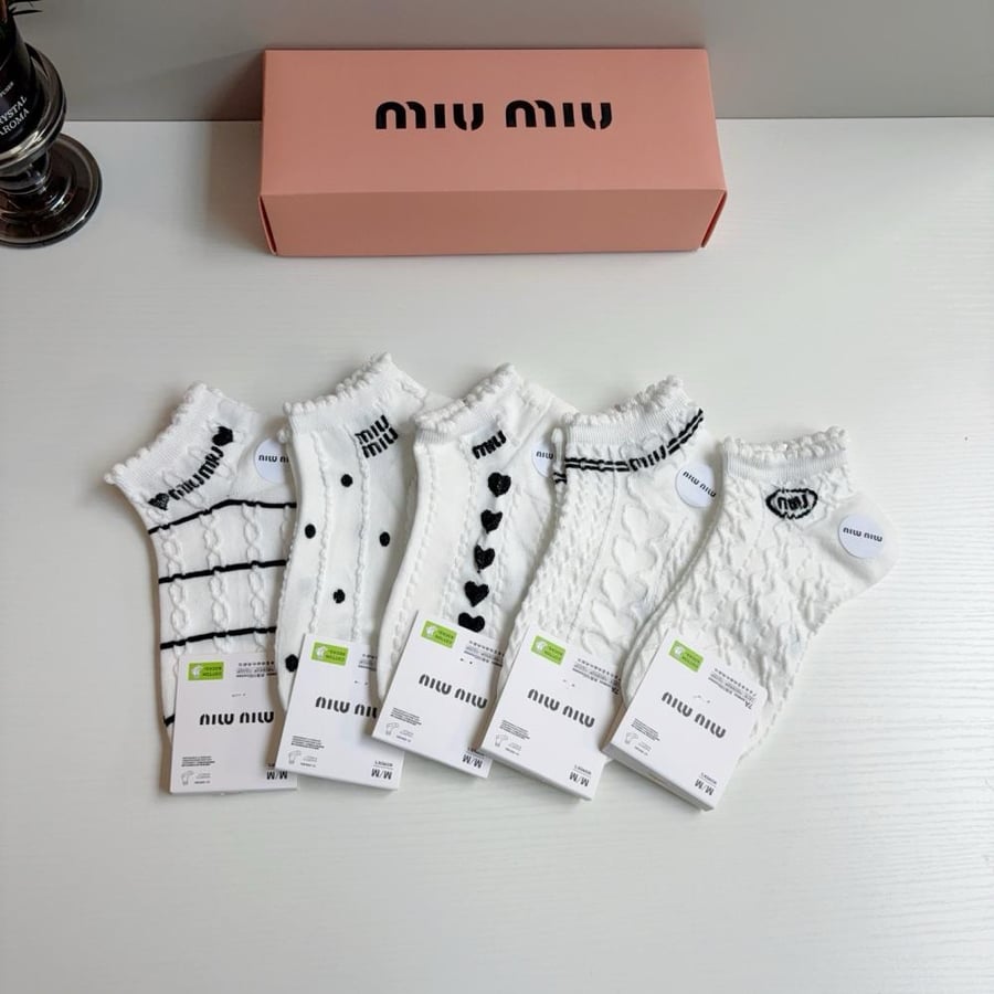 Miu Miu 5 pair of socks set