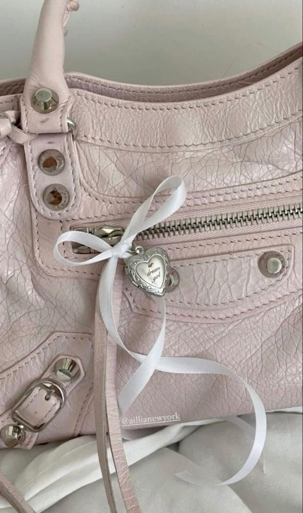 Balenciaga motorcycle bag in pink