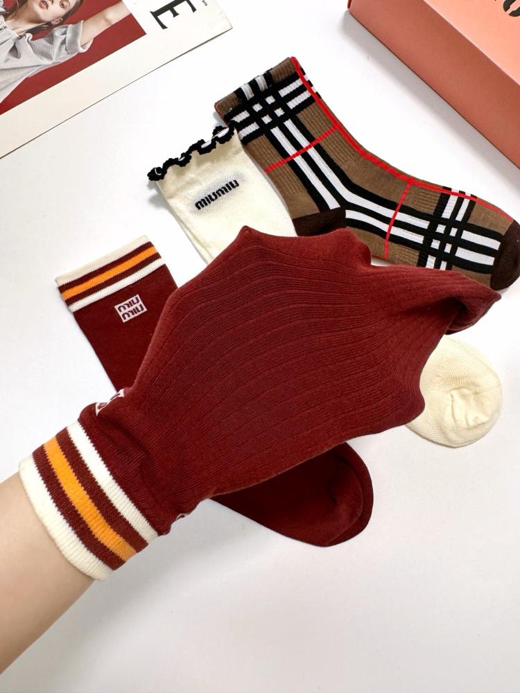 Miu Miu 5 pair of socks set