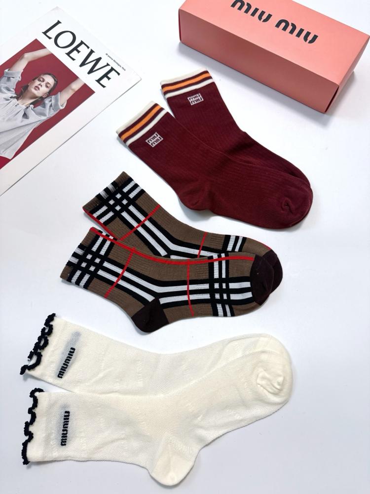 Miu Miu 5 pair of socks set