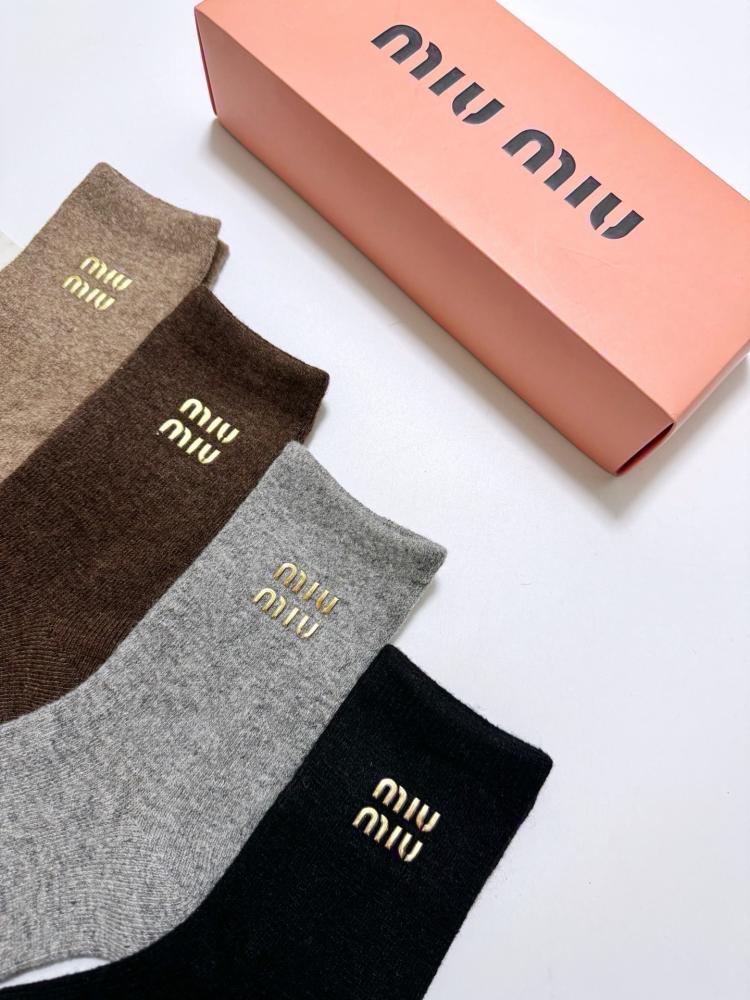 Miu Miu 4 pair of socks set
