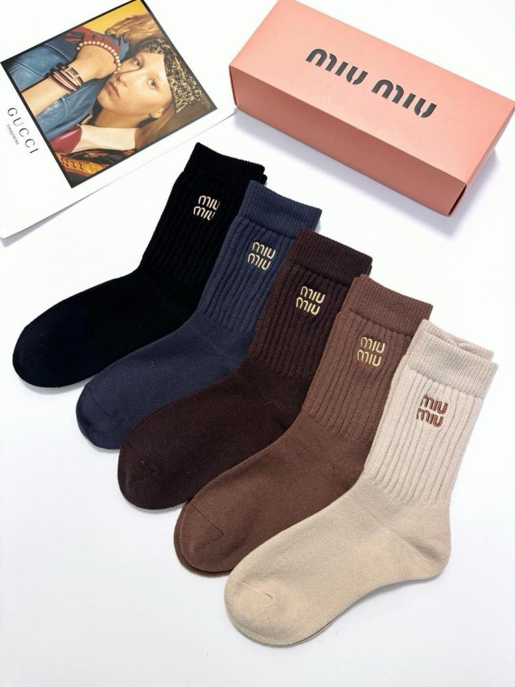 Miu Miu 5 pair of socks set